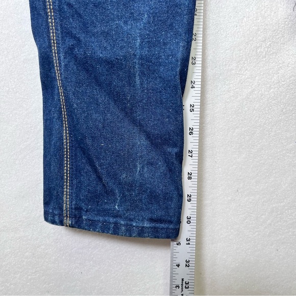 Jordache Vintage 80’s Straight Leg Jeans Womens 6 Blue Thick Denim 2596 - Picture 9 of 14